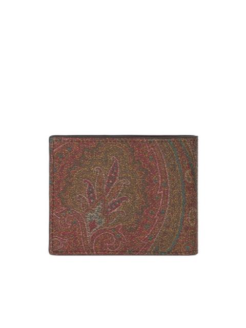 paisley-print wallet