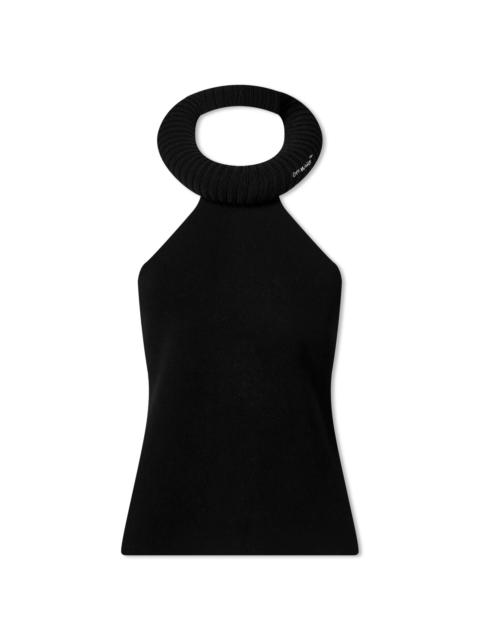 Off-White Tubolar Open Back Tank Vest