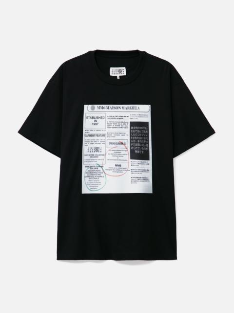 NEWSPAPER LOGO T-SHIRT