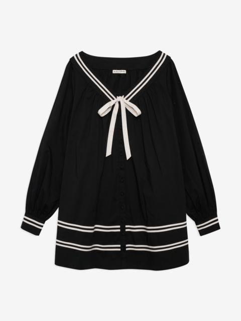 Helena Poplin Long Sleeve Mini Dress