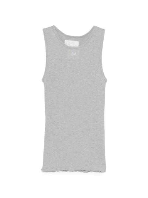 Erl Ribbed Logo Tank Top