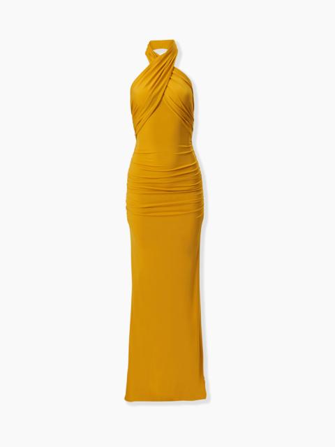 Criss-Cross Halterneck Gown