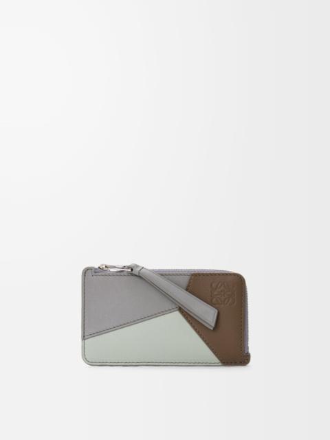 Puzzle coin cardholder in classic calfskin