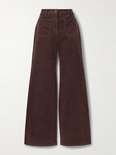Florence Cotton-blend Corduroy Flared Pants