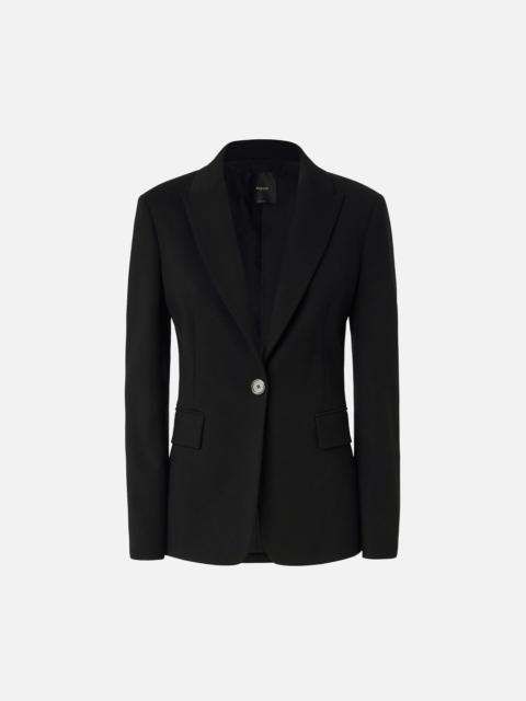 SINGLE-BREASTED TECHNICAL FABRIC BLAZER