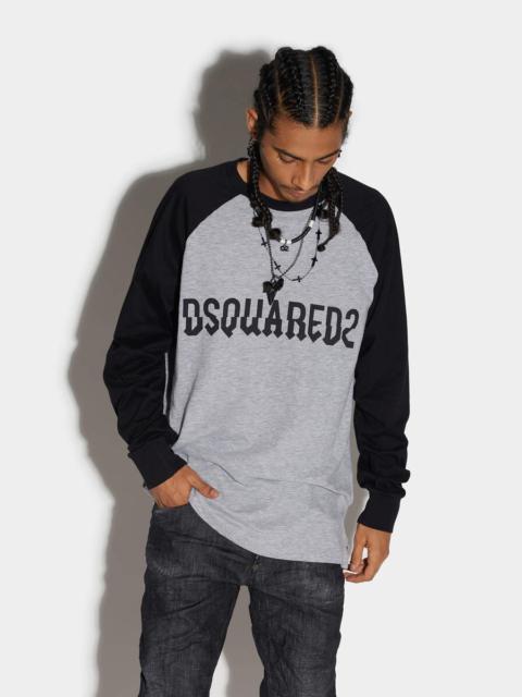 DSQUARED2 SLOUCH RAGLAN T-SHIRT