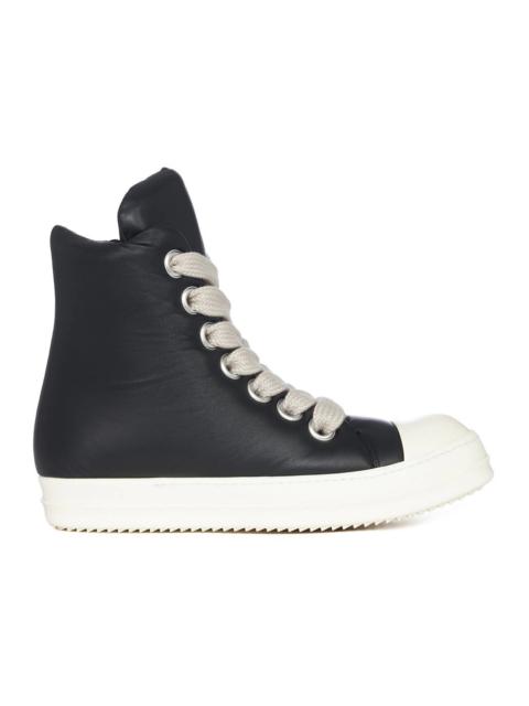 Rick Owens DRKSHDW Hollywood Jumbo Lace High Peached Lambskin Black Milk