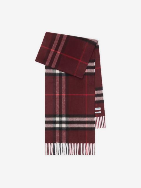 Check Cashmere Scarf
