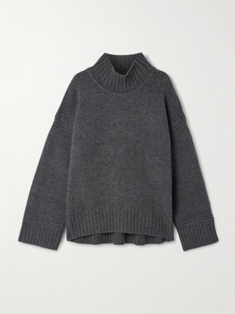 Archie Wool And Cashmere-blend Mock-neck Sweater