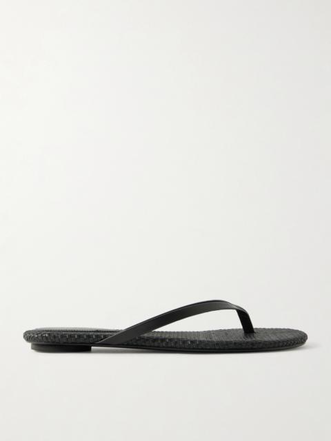 Suede Woven Flip Flop