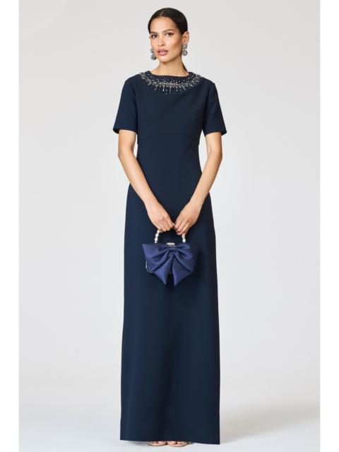 EMBELLISHED FRANCA GOWN - MIDNIGHT