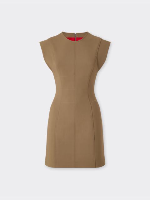 Technical cotton dress