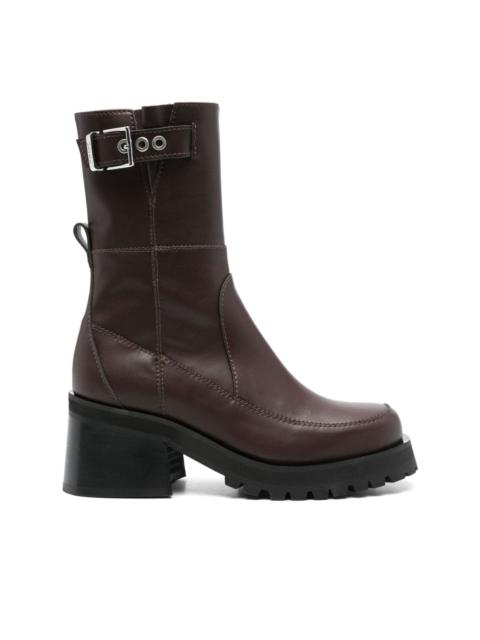 70mm zip-up boots