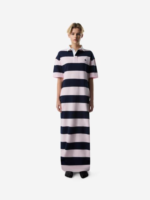 Striped Long Polo Dress