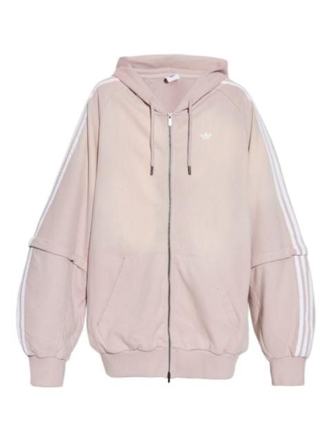 3-Stripes logo zip-up hoodie