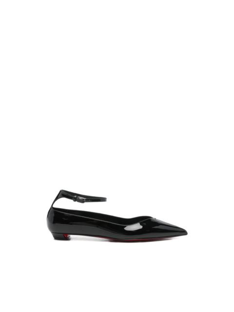 Erozeena ankle-strap flat pumps