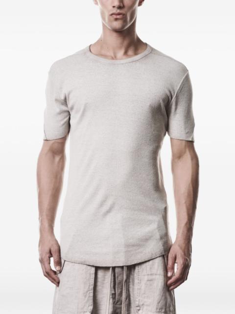 fine-ribbed T-shirt