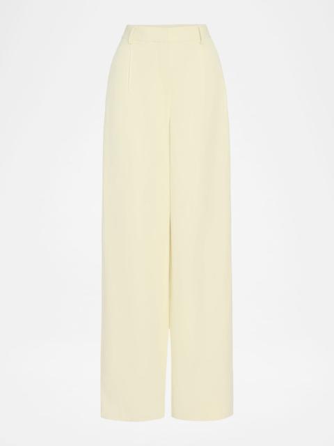 Hudson St Pants in Coated Viscose Linen