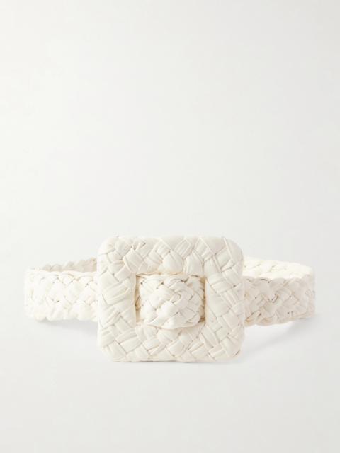 Solo Intrecciato Leather Belt