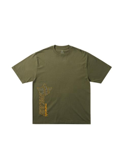 PALACE MAHARISHI TEMPLE STAR T-SHIRT OLIVE