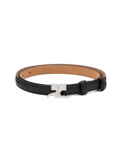 Black 15MM AC Leather Belt