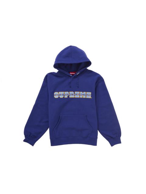 Supreme Collegiate Acronym Hooded Sweatshirt Royal