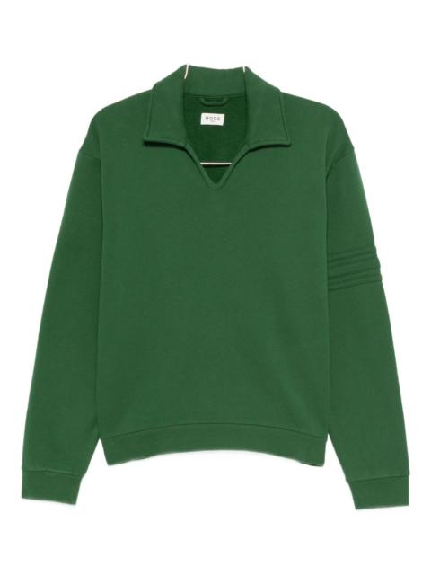 polo-collar sweater