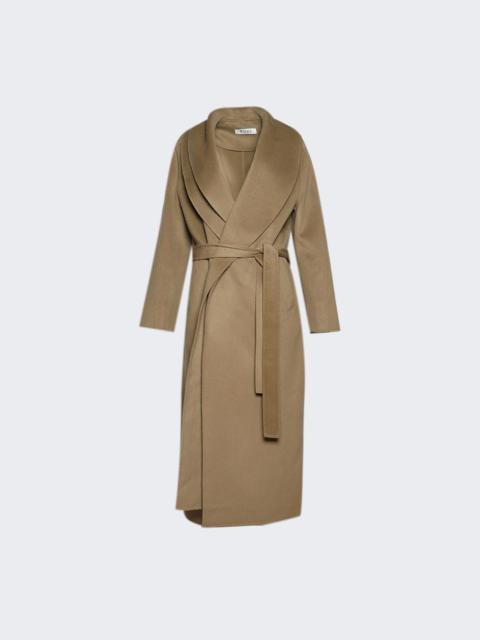 Signature Double Faced Scarf Coat Camel