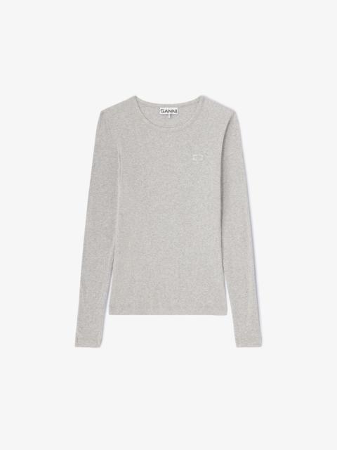 RIB LONGSLEEVE TOP