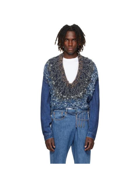 Navy Nº65 Jeanscirclejacket Denim Jacket