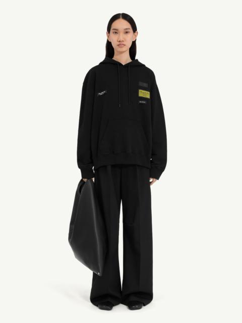 Cotton hooded sweatshirt