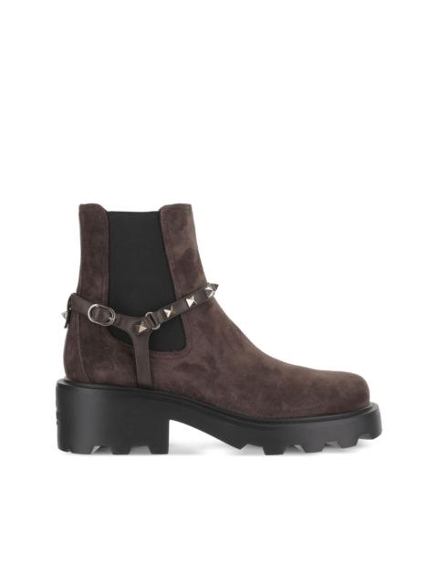 studded-ankle Chelsea boots
