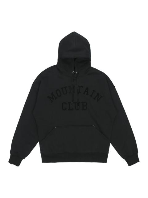 (WMNS) Converse Mountain Club Hoodie 'Black' 10020808-A01