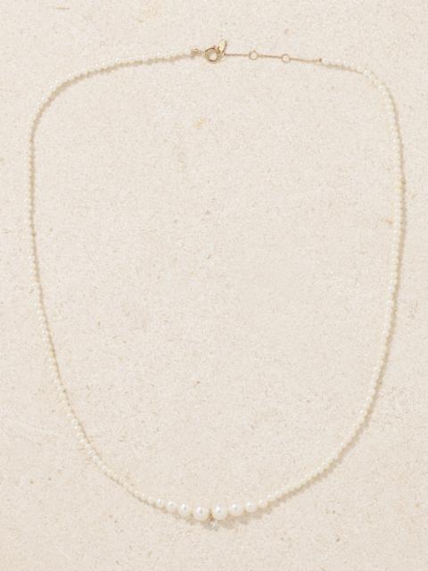 18-karat Gold, Pearl And Diamond Necklace