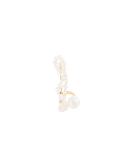 14kt ear climber cuff earring