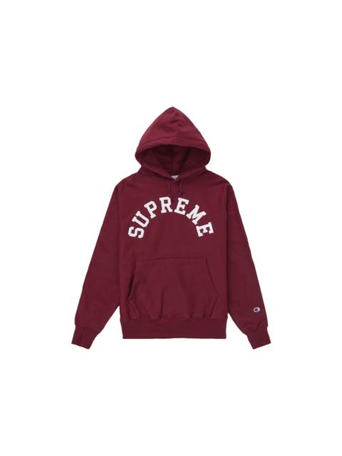 Supreme Champion Hooded Sweatshirt (SS25) Red