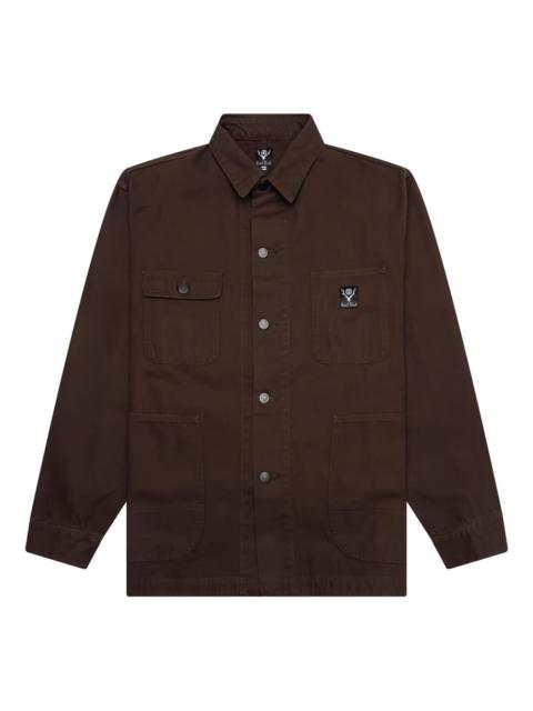 button-flap pocket shirt jacket