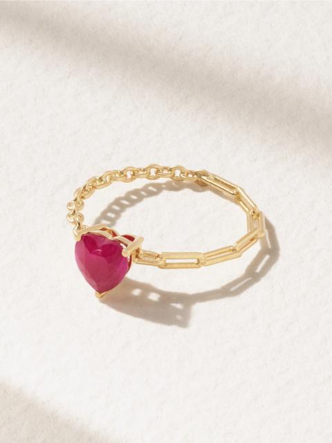 18-karat Gold Ruby Ring