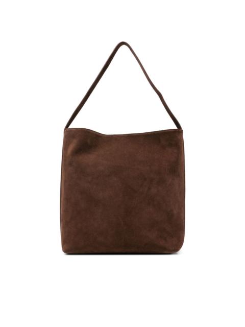 suede tote bag