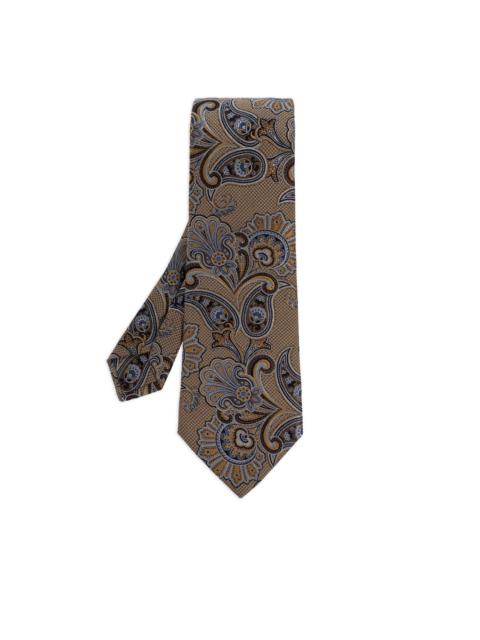 paisley-patterned tie