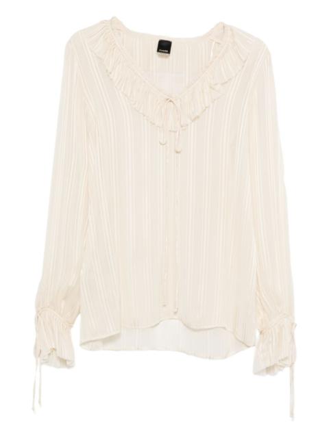 Biddy ruffled blouse