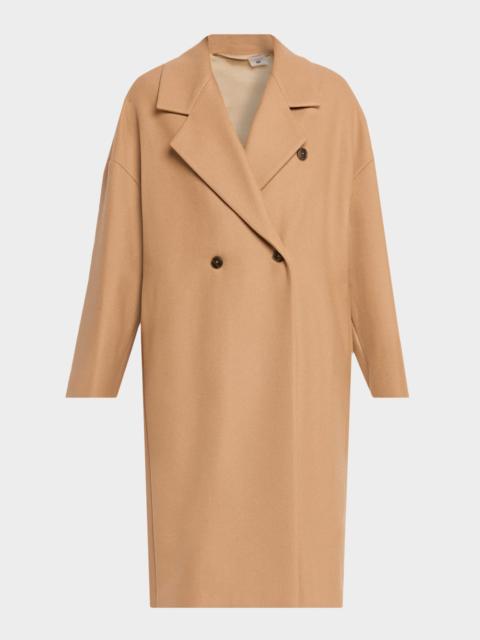 Double-Breasted Wool Coat