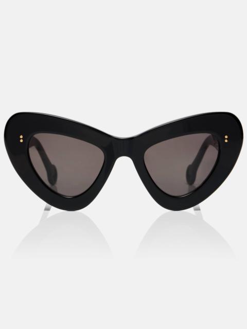 Butterfly cat-eye sunglasses