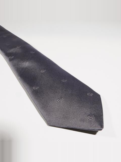 Double G silk jacquard tie