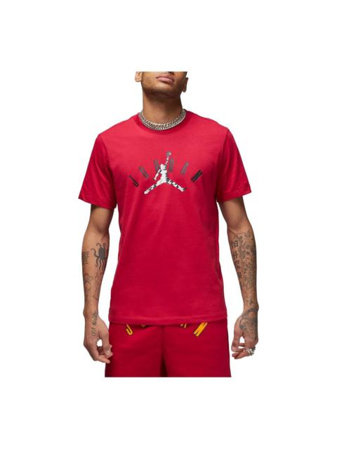 Air Jordan Flight MVP Logo T-Shirt 'Red' FB7366-619