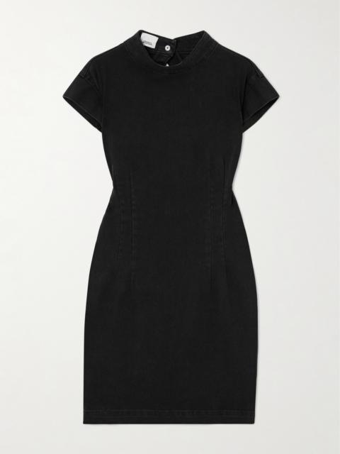 Nina Open Back Denim Mini Dress