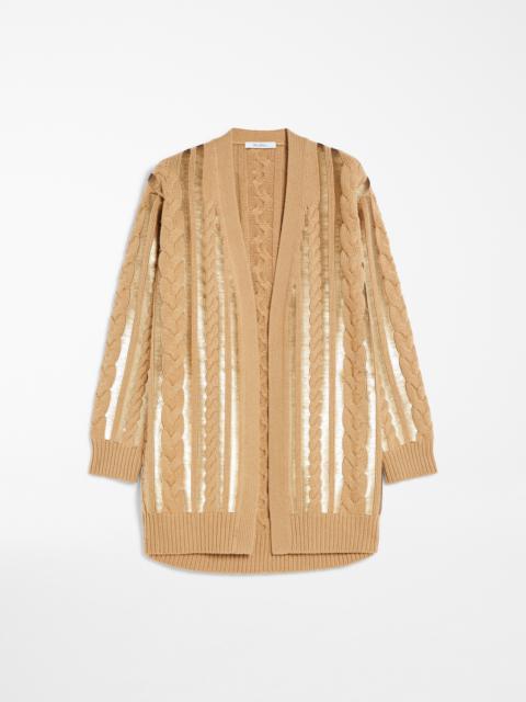 MIRCO Wool and cashmere cardigan with sequins