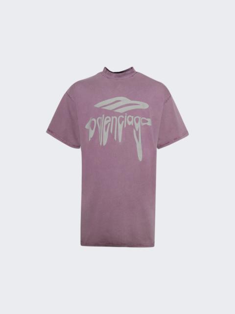 Oversized Tee Super Fad Purple