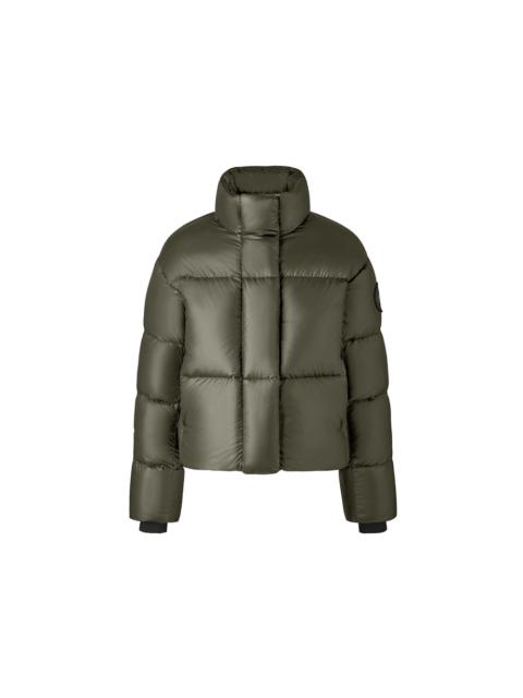 Canada Goose Black Label Cypress Cropped Puffer Jacket Silverbirch