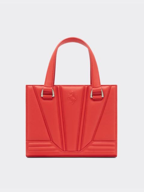 Mini bag in textured leather